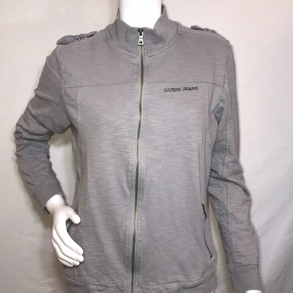 Guess jeans full zip jacket size medium